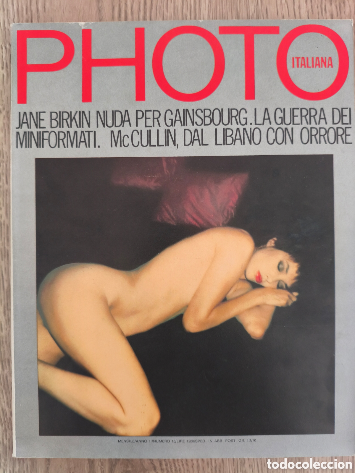 Coleccionismo de Revistas y Peri&oacute;dicos: REVISTA PHOTO ITALIANA JUNIO 1976 JANE BIRKIN IRINA IONESCO MARTINE FRANCK