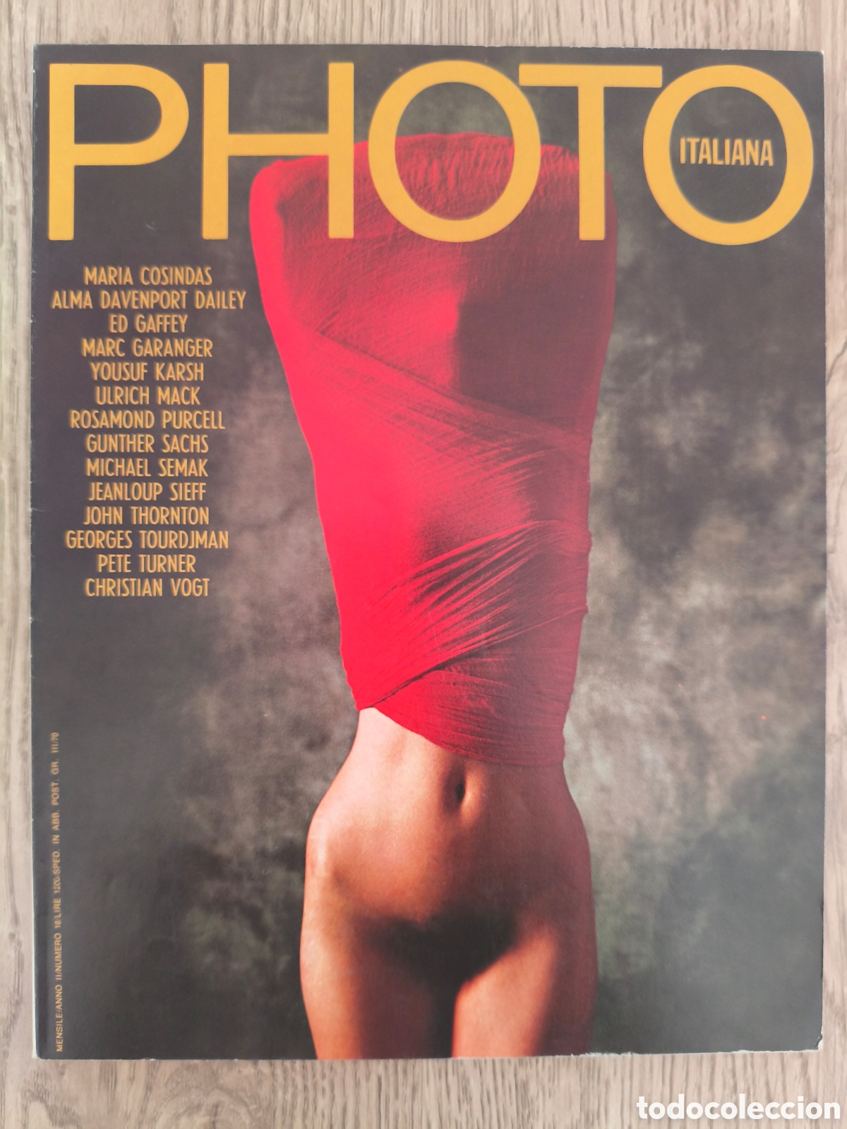 Collezionismo di Riviste e Giornali: REVISTA PHOTO ITALIANA SEPTIEMBRE 1976 JEANLOUP SIEFF JOHN THORNTON MARIA COSINDAS ED GAFFEY VOGT