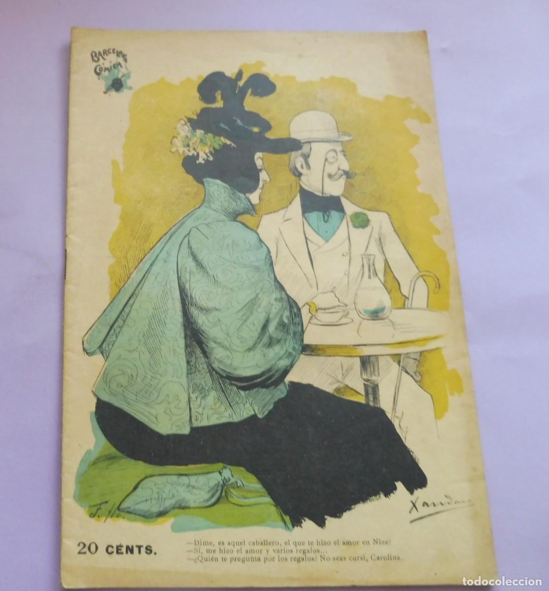 Coleccionismo de Revistas y Peri&oacute;dicos: REVISTA - BARCELONA C&Oacute;MICA - A&ntilde;o IX - 23 MAYO DE 1896 - N&Uacute;M 21 - chistes, historietas - fotos,