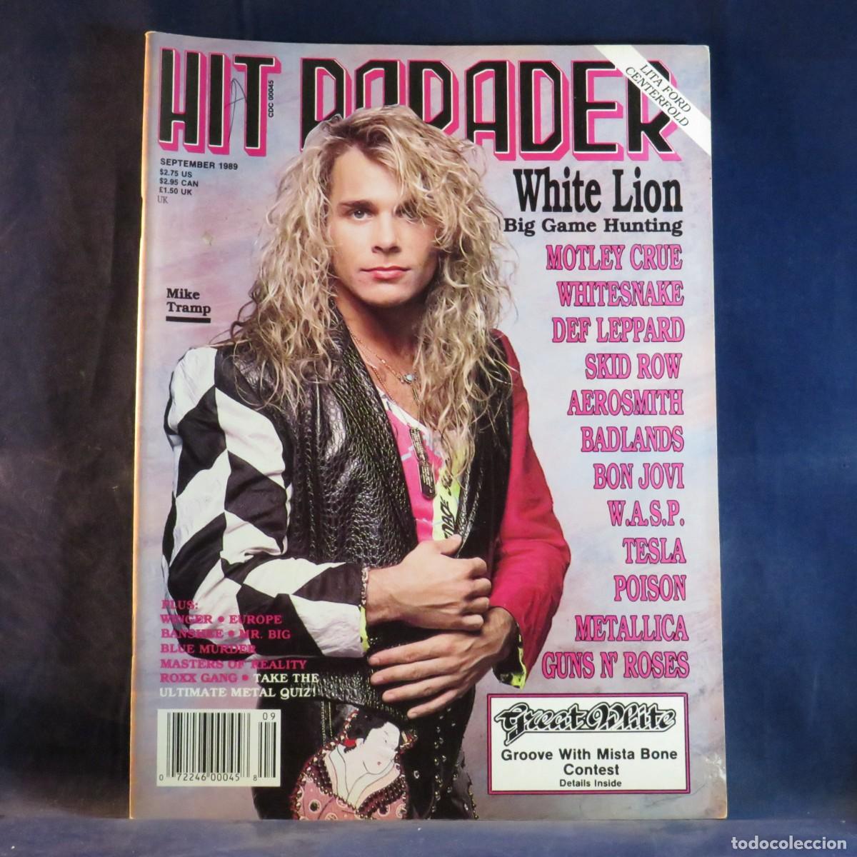 Collectionnisme de Revues et Journaux: HIT PARADER (SEPTEMBER 1989) - REVISTA