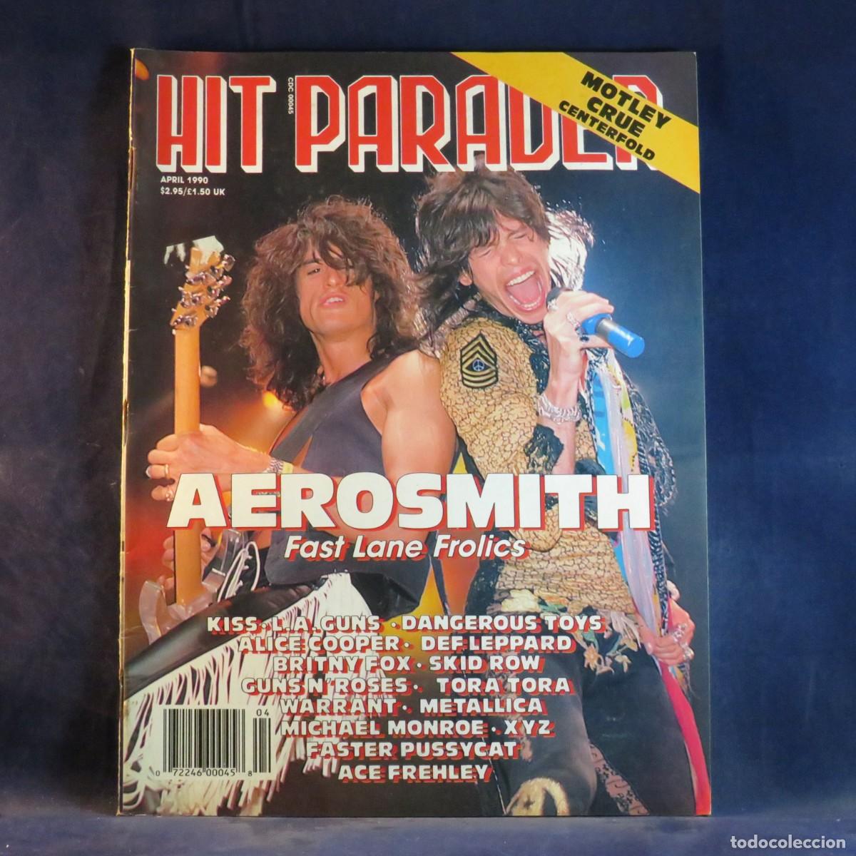 Coleccionismo de Revistas y Peri&oacute;dicos: HIT PARADER (APRIL 1990) - REVISTA