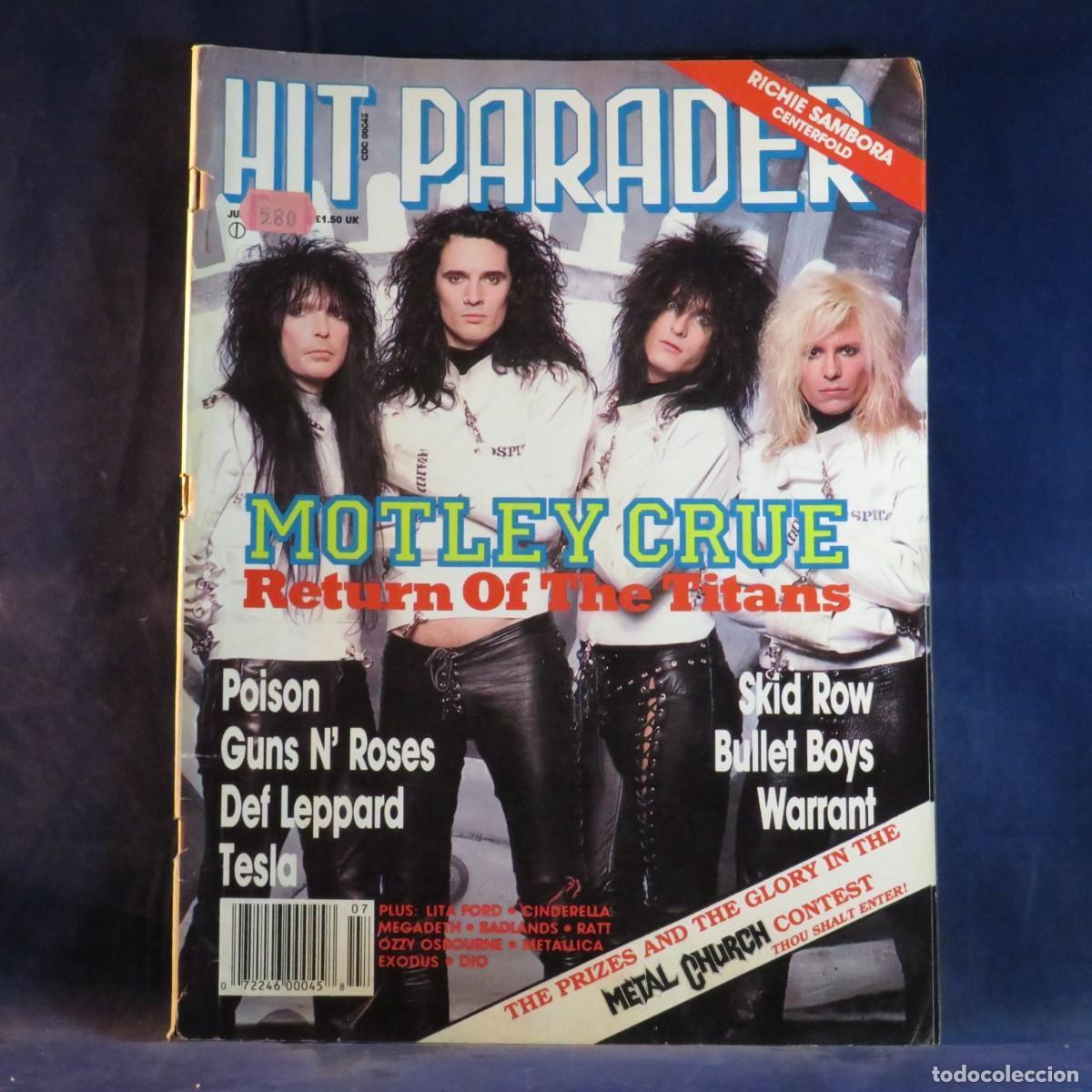 Coleccionismo de Revistas y Peri&oacute;dicos: HIT PARADER (JULY 1989) - REVISTA