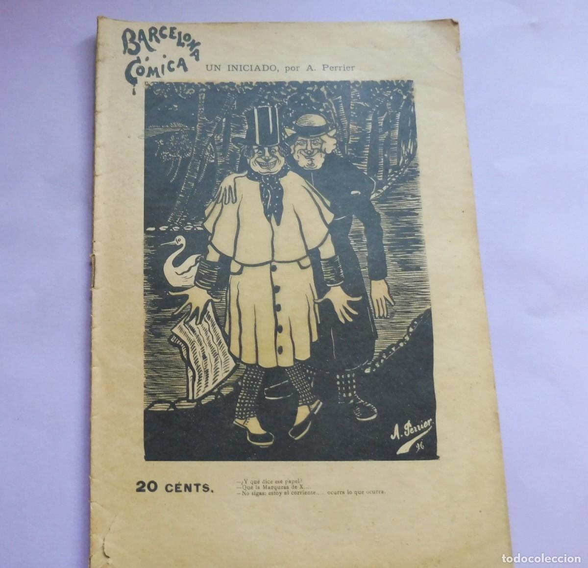 Coleccionismo de Revistas y Peri&oacute;dicos: REVISTA - BARCELONA C&Oacute;MICA - A&ntilde;o IX - 5 SEPTIEMBRE DE 1896 - N&Uacute;M 36 - chistes, historietas - fotos,