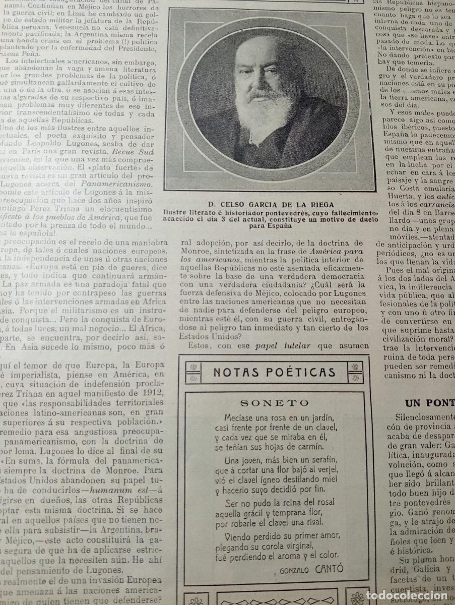 Coleccionismo de Revistas y Peri&oacute;dicos: REVISTA ENTERA A&Ntilde;O 1914 CELSO GARCIA DE LA RIEGA ABADILLA POLO SUR SCOTT ROSARIO PINO MALAGA