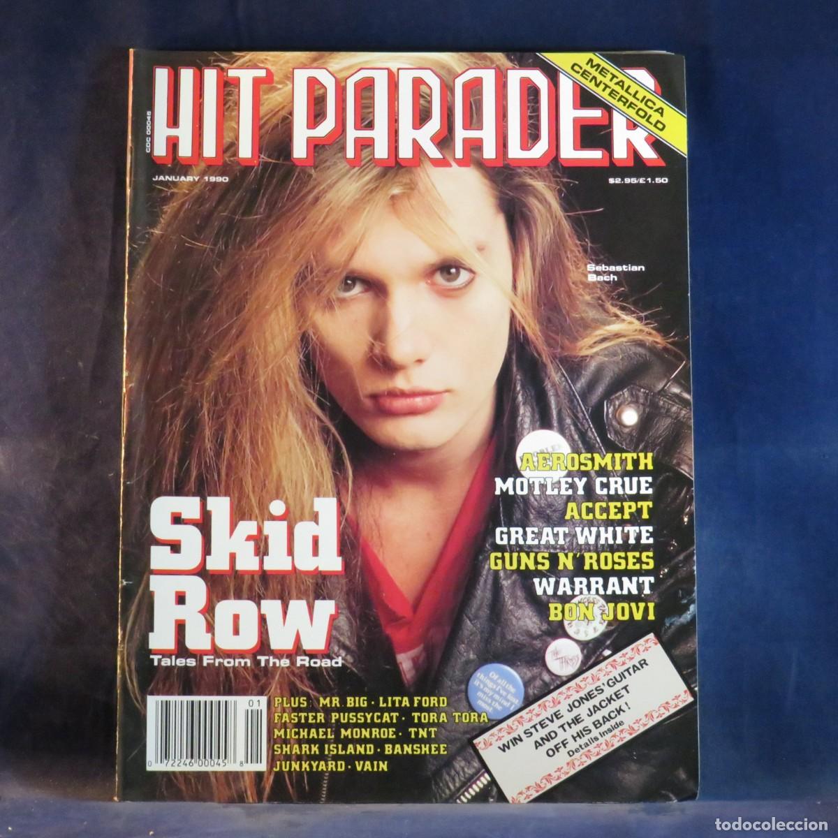 Coleccionismo de Revistas y Peri&oacute;dicos: HIT PARADER (JANUARY 1990) - REVISTA