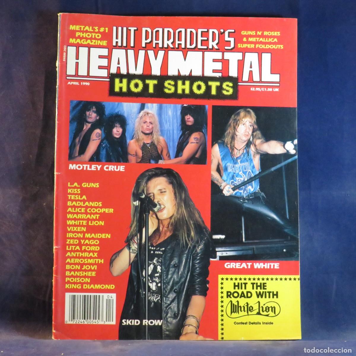 Coleccionismo de Revistas y Peri&oacute;dicos: HIT PARADER (APRIL 1990) - REVISTA