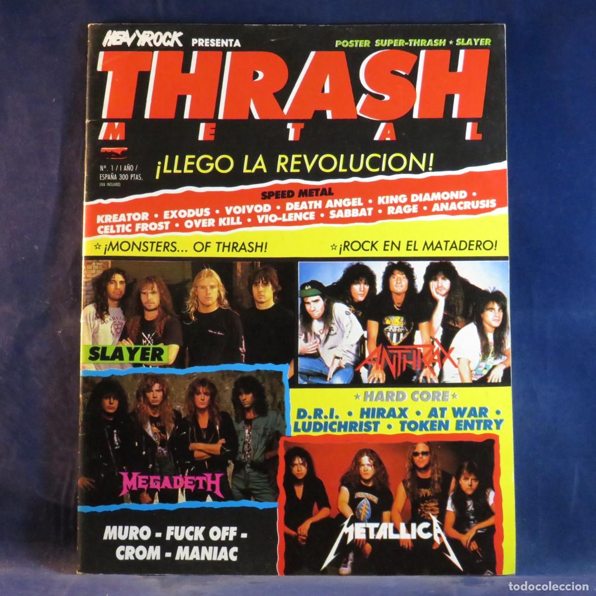 Coleccionismo de Revistas y Peri&oacute;dicos: TRASH METAL (N&ordm; 1) - REVISTA