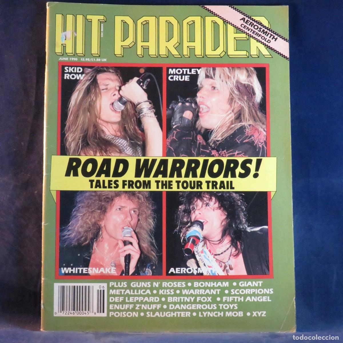 Coleccionismo de Revistas y Peri&oacute;dicos: HIT PARADER (JUNE 1990) - REVISTA