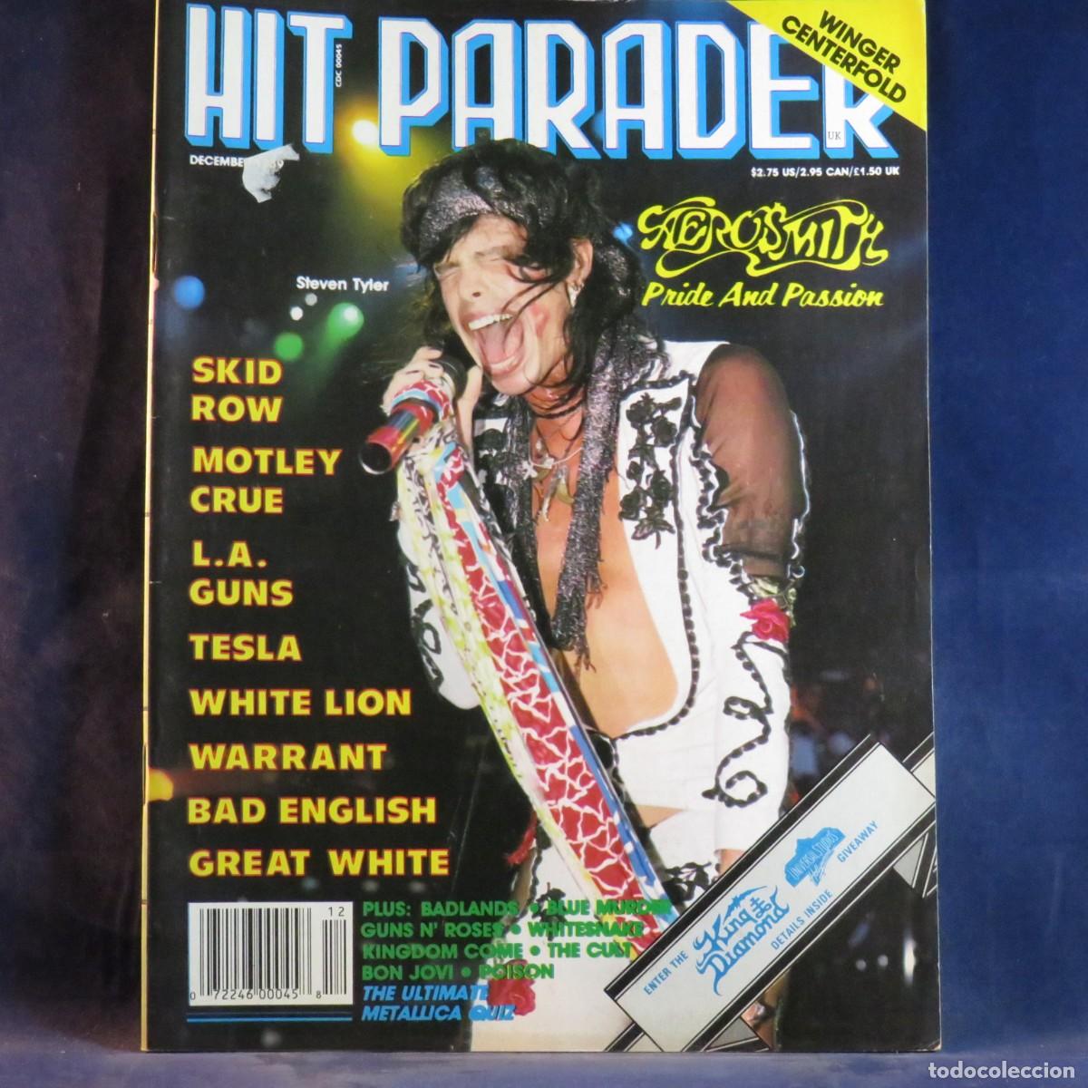 Coleccionismo de Revistas y Peri&oacute;dicos: HIT PARADER (DECEMBER 1989) - REVISTA