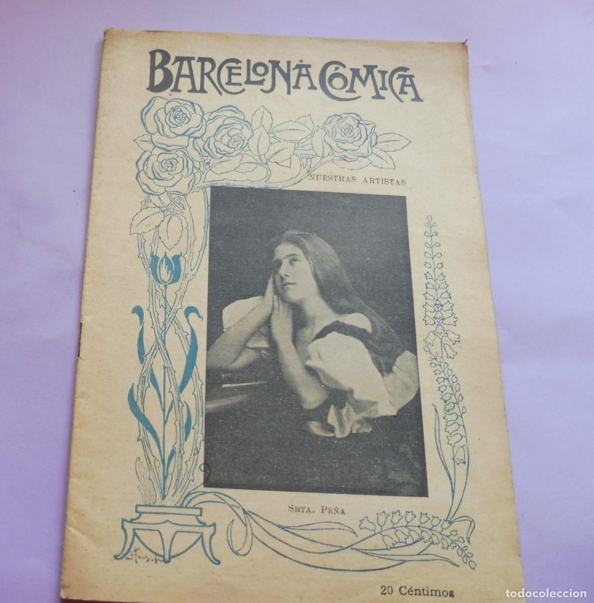 Sammeln von Zeitschriften und Zeitungen: REVISTA - BARCELONA C&Oacute;MICA - 16 DICIEMBRE 1899 - N&Uacute;M 50 - chistes, historietas - fotos, publicidad.