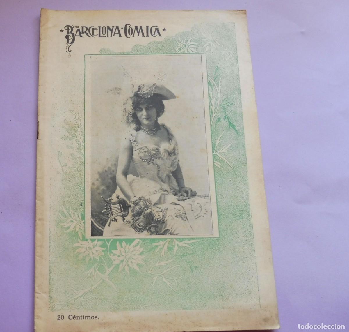 Sammeln von Zeitschriften und Zeitungen: REVISTA - BARCELONA C&Oacute;MICA - 26 ABRIL 1900 - N&Uacute;M 17 - chistes, historietas - fotos, pasatiempos.