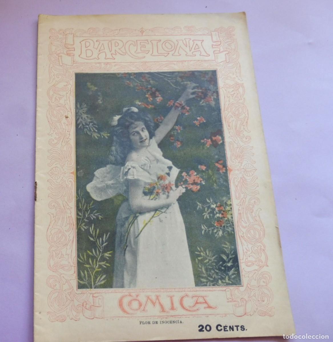 Sammeln von Zeitschriften und Zeitungen: REVISTA - BARCELONA C&Oacute;MICA - 25 Agosto 1900 - N&Uacute;M 34 - chistes, historietas - fotos, pasatiempos.