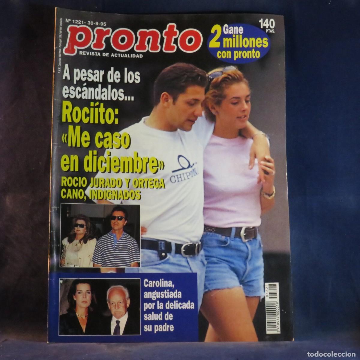 Coleccionismo de Revistas y Peri&oacute;dicos: PRONTO (N&ordm; 1221 - 30-9-95) - REVISTA