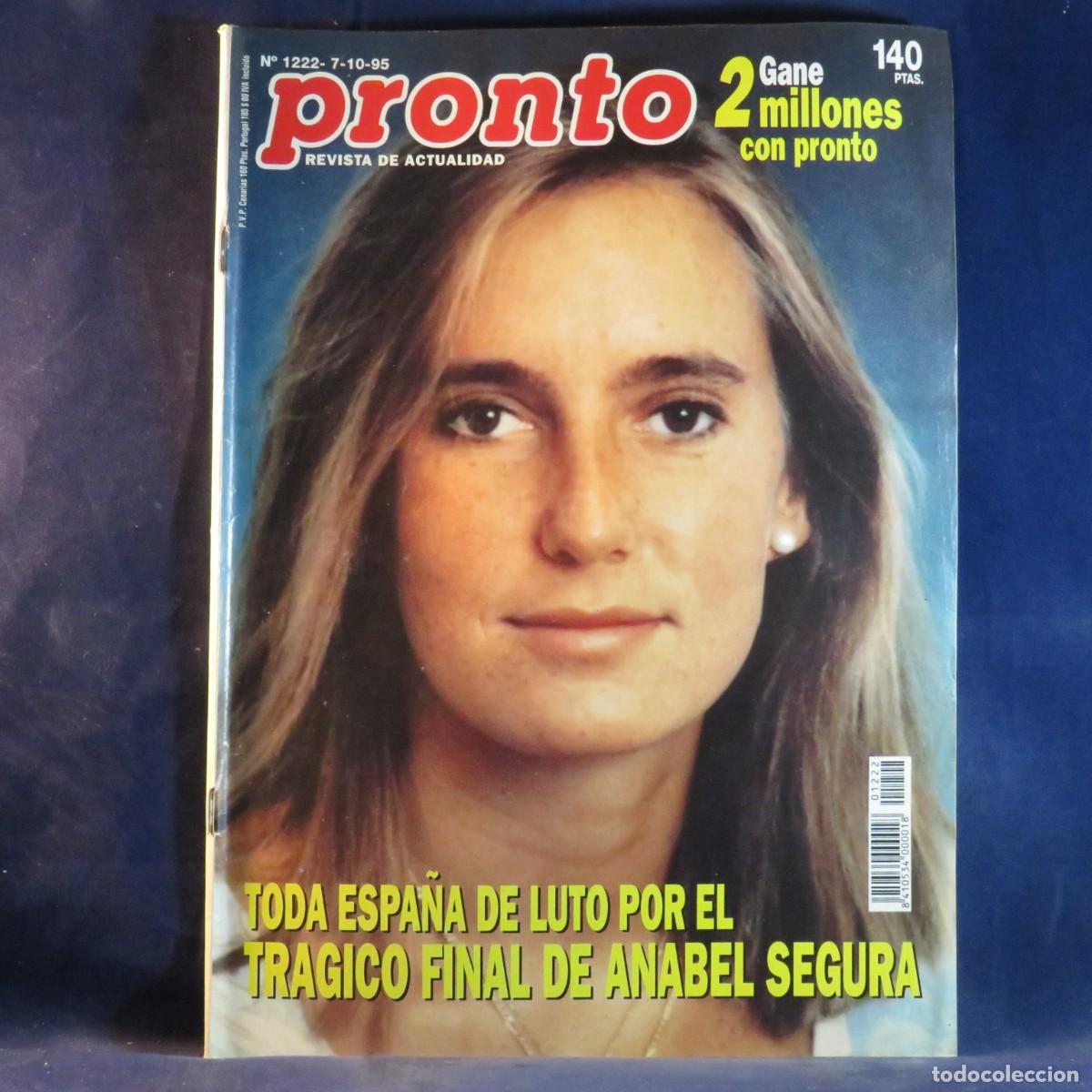 Coleccionismo de Revistas y Peri&oacute;dicos: PRONTO (N&ordm; 1222 - 7-10-95) - REVISTA