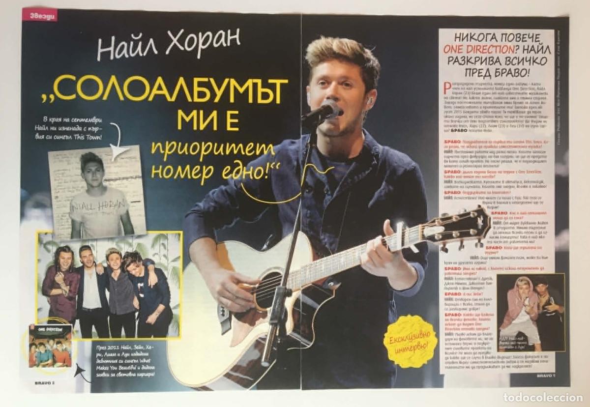 Coleccionismo de Revistas y Peri&oacute;dicos: Niall Horan One Direction 1D Interview Article Clipping - Bravo Magazine Bulgaria Music