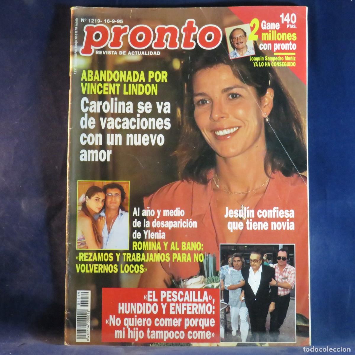 Coleccionismo de Revistas y Peri&oacute;dicos: PRONTO (N&ordm; 1219 - 16-9-95) - REVISTA
