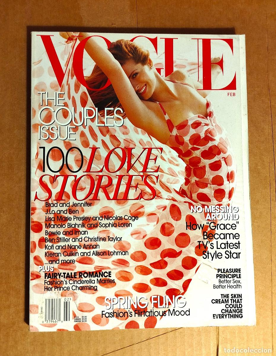 Coleccionismo de Revistas y Peri&oacute;dicos: VOGUE US FEBRUARY 2003 - KELLY GRAY - FANNY ARDANT - NATALIA VODIANOVA - 306 p.
