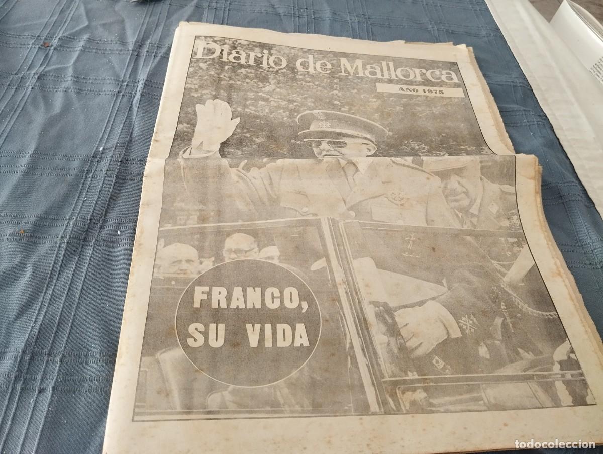 Coleccionismo de Revistas y Peri&oacute;dicos: DIARIO DE MALLORCA A&Ntilde;O 1975 / FRANCO, SU VIDA