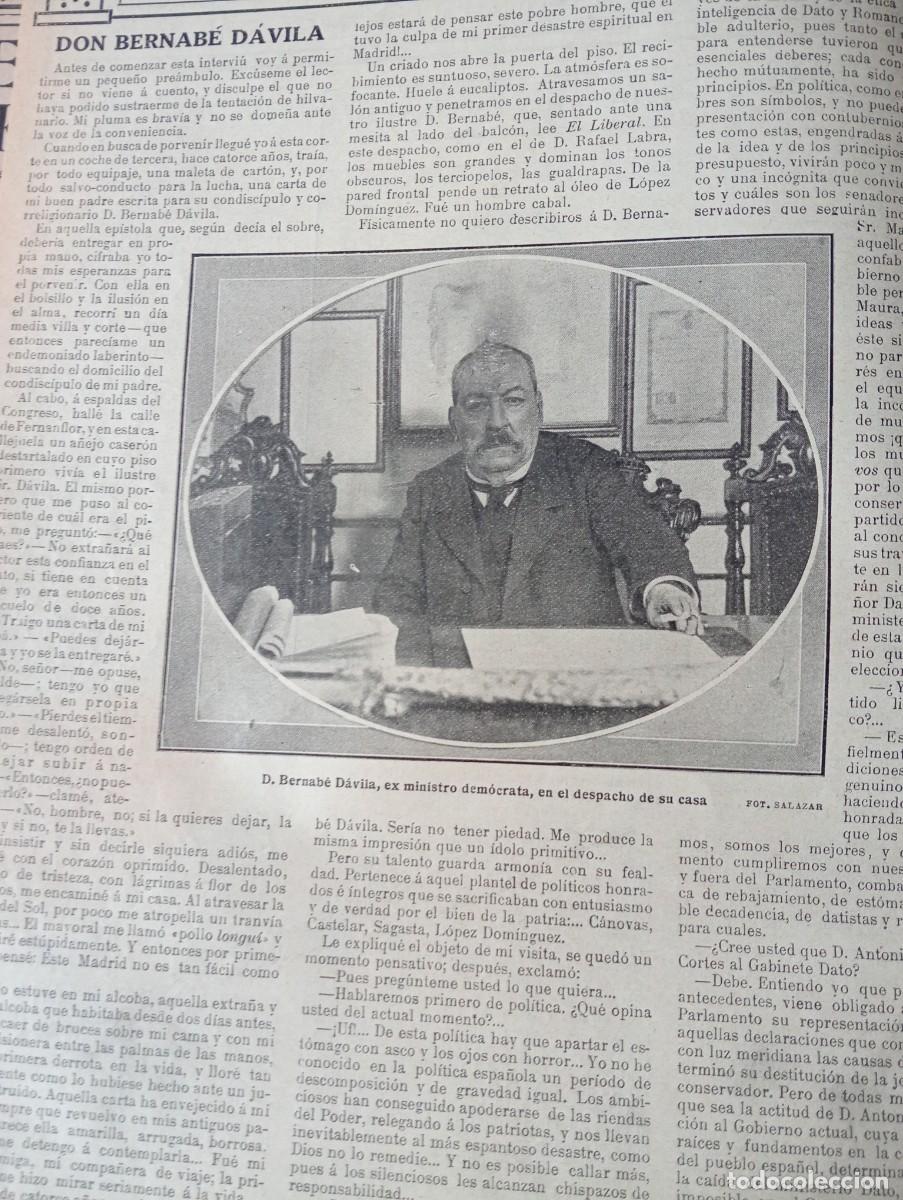 Collection Magazines and Newspapers: REVISTA ENTERA A&Ntilde;O 1914 BERNABE DAVILA HIDROAVION EN MONACO NAVACERRADA CASEA CLUB ALPINO