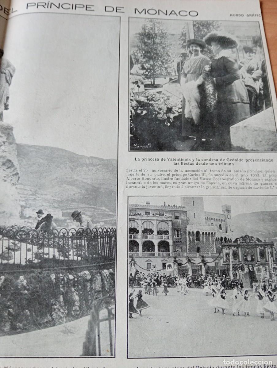 Collection Magazines and Newspapers: REVISTA ENTERA A&Ntilde;O 1914 MONACO ECHEVARRI LA PE&Ntilde;A BILBAO TREN DE SANLUCAR MONTE ALGAIDA A&Ntilde;ON MIERES