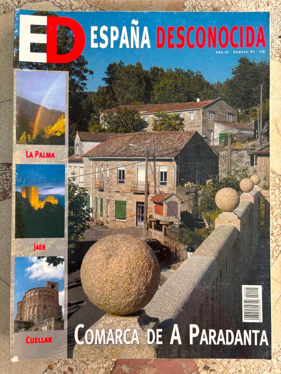 Coleccionismo de Revistas y Peri&oacute;dicos: ESPA&Ntilde;A DESCONOCIDA N&ordm; 94. JA&Eacute;N. CUELLAR. LA PALMA. COMARCA DE A PARADANTA.