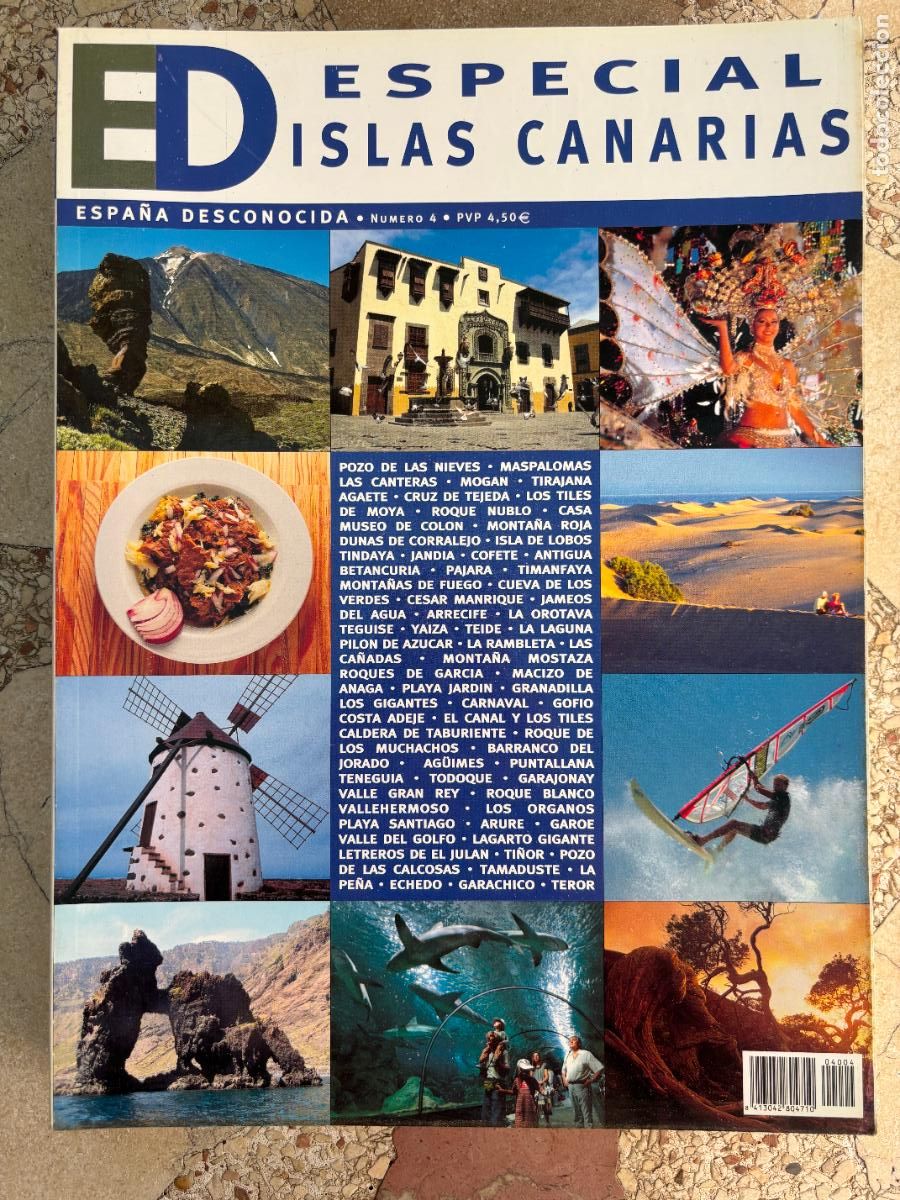 Coleccionismo de Revistas y Peri&oacute;dicos: ESPA&Ntilde;A DESCONOCIDA N&ordm; 4. ESPECIAL ISLAS CANARIAS. POZO DE LAS NIEVES. MASPALOMAS. ARURE.