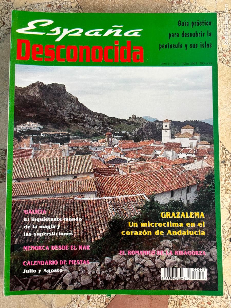 Coleccionismo de Revistas y Peri&oacute;dicos: ESPA&Ntilde;A DESCONOCIDA N&ordm; 1. GALICIA. GRAZALEMA. ROM&Aacute;NICO DE LA RIBAGORZA. MENORCA.