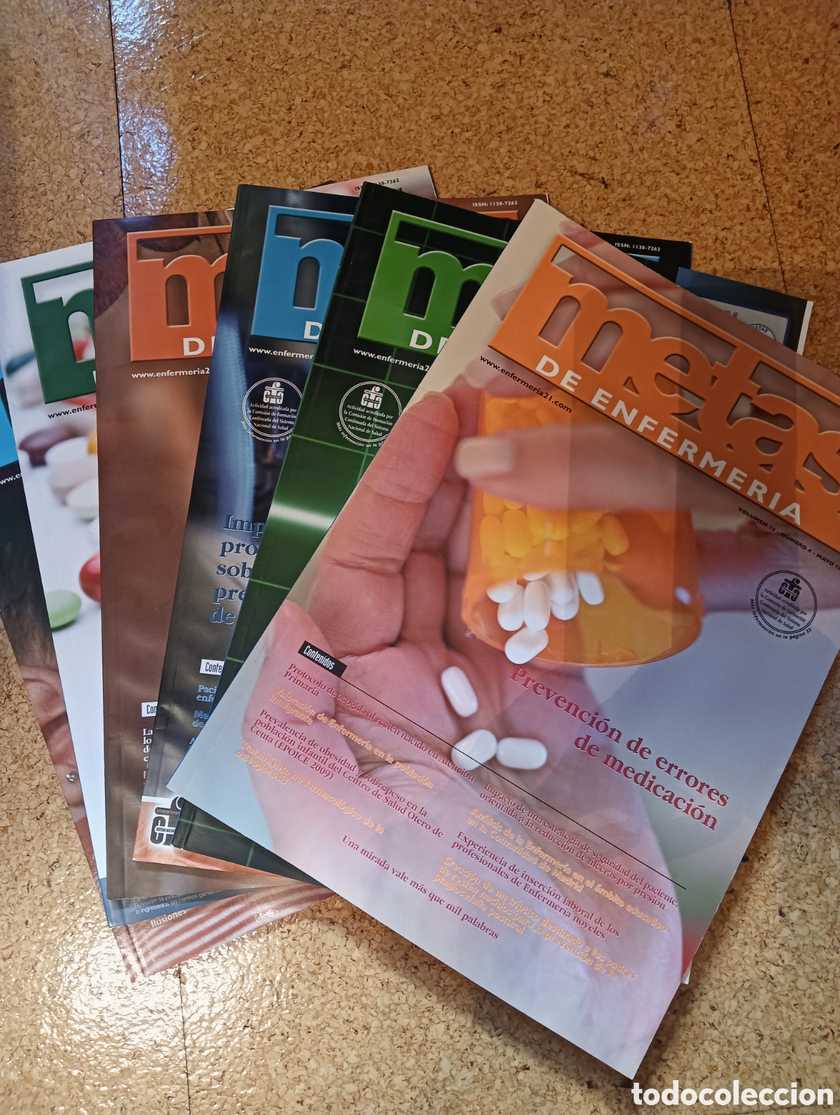 Coleccionismo de Revistas y Peri&oacute;dicos: 65 revistas Metas de Enfermer&iacute;a