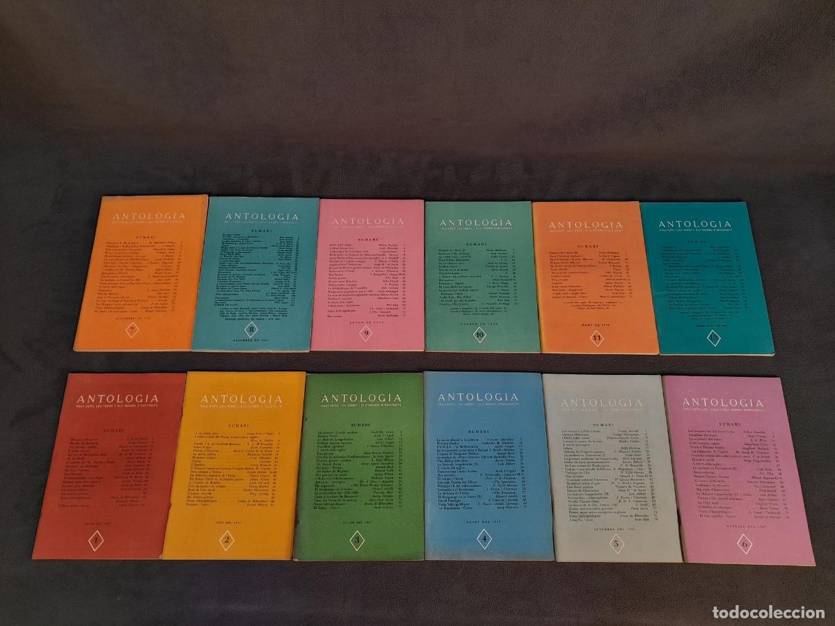 Coleccionismo de Revistas y Peri&oacute;dicos: RV-458. ANTOLOGIA DELS FETS, LES IDEES I ELS HOMES D'OCCIDENT. 12 N&Uacute;M. MAIG 1947-1948.