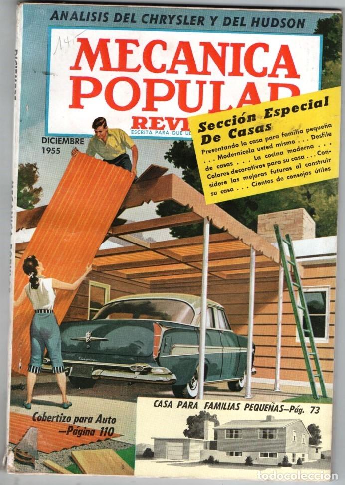 Coleccionismo de Revistas y Peri&oacute;dicos: 1955 DICIEMBRE MECANICA POPULAR INFORME SOBRE EL CHRYSLER Y EL HUDSON 164 PAG BUEN ESTADO