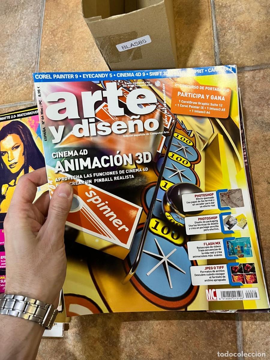 Collectionnisme de Revues et Journaux: BLAS85 Revista Arte y Dise&ntilde;o n&ordm; 64 &ndash; Cinema 4D: Animaci&oacute;n 3D.