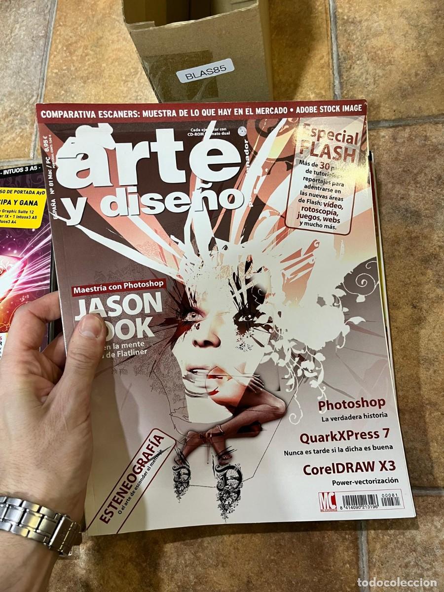 Collectionnisme de Revues et Journaux: BLAS85 Revista Arte y Dise&ntilde;o n&ordm; 81 &ndash; Especial Flash, Jason Cook, QuarkXPress 7 y CorelDRAW X3.