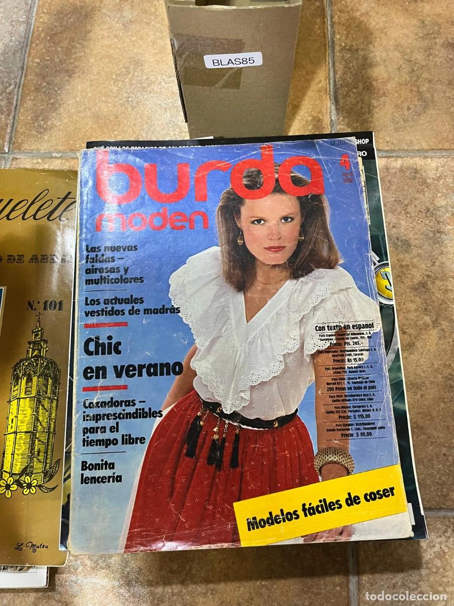 Coleccionismo de Revistas y Peri&oacute;dicos: BLAS85 Revista Burda Moden n&ordm; 4 (abril 1982) &ndash; Moda y patrones de costura.