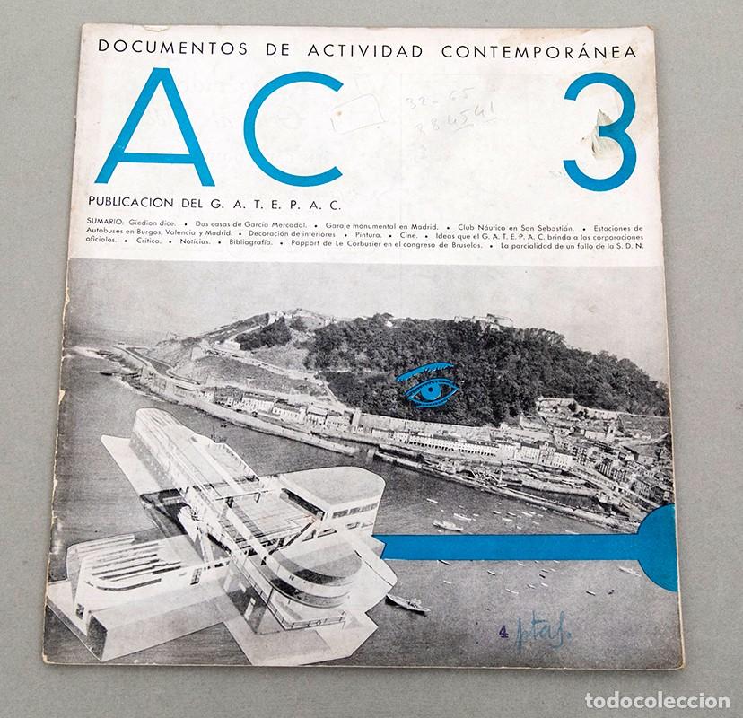 Coleccionismo de Revistas y Peri&oacute;dicos: AC - REVISTA N&ordm; 3 - GATEPAC - 1931 - DOCUMENTOS DE ACTIVIDAD CONTEMPORANEA