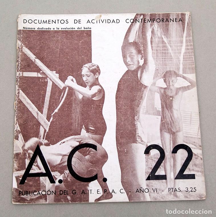 Coleccionismo de Revistas y Peri&oacute;dicos: AC - REVISTA N&ordm; 22 - GATEPAC - 1936 - DOCUMENTOS DE ACTIVIDAD CONTEMPORANEA