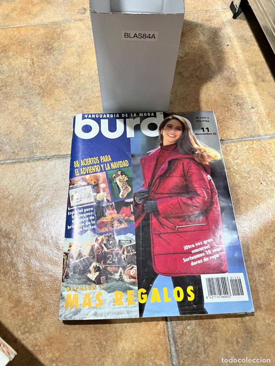Coleccionismo de Revistas y Peri&oacute;dicos: BLAS84A &ndash; Burda. Vanguardia de la Moda, n&ordm; 11, noviembre 1992. Revista de moda y patrones.