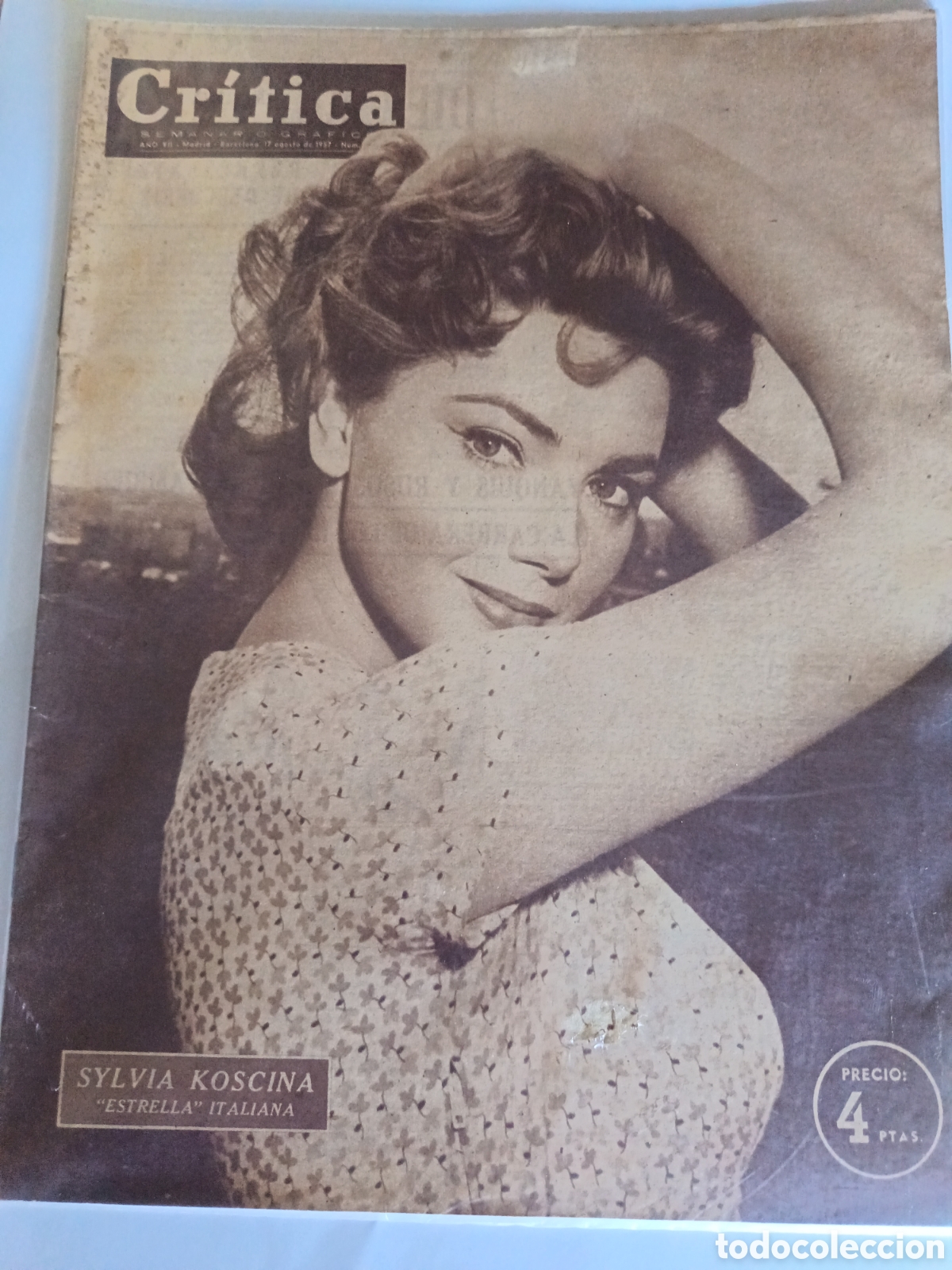Coleccionismo de Revistas y Peri&oacute;dicos: Revista cr&iacute;tica 17 agosto 1957