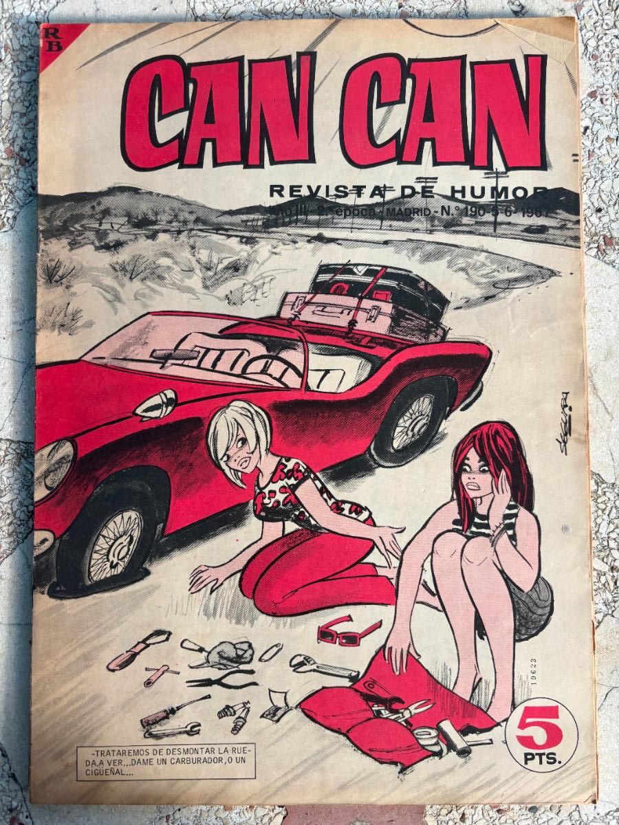 Coleccionismo de Revistas y Peri&oacute;dicos: CAN CAN REVISTA DE HUMOR. A&Ntilde;O III 2&ordf; &Eacute;POCA N&ordm; 190. 05/06/1967.