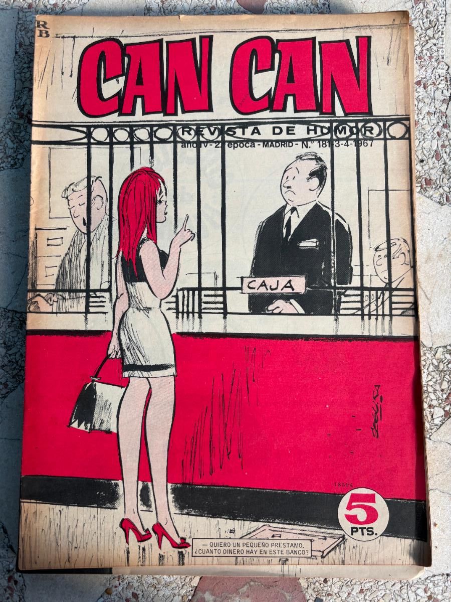 Colecionismo de Revistas e Jornais: CAN CAN REVISTA DE HUMOR. A&Ntilde;O III 2&ordf; &Eacute;POCA N&ordm; 181. 03/04/1967.