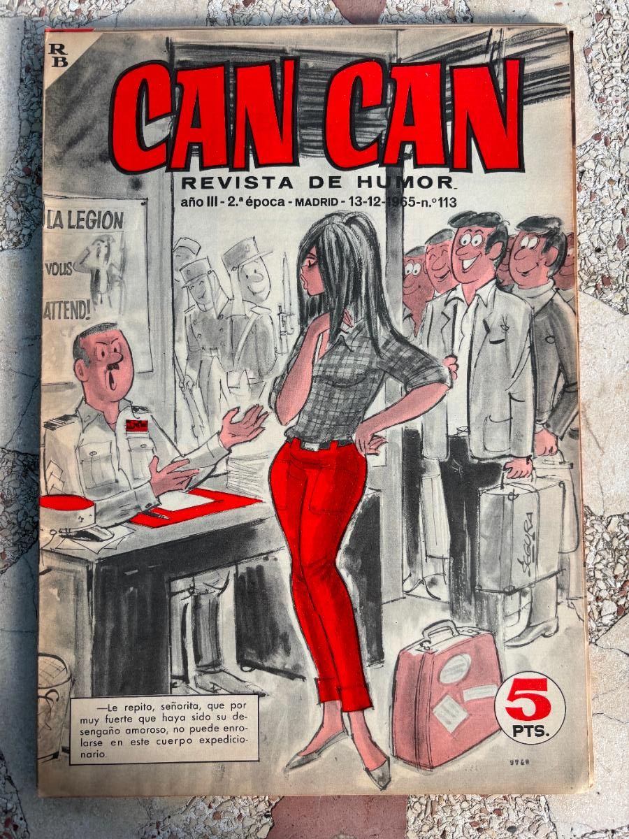 Collezionismo di Riviste e Giornali: CAN CAN REVISTA DE HUMOR. A&Ntilde;O III 2&ordf; &Eacute;POCA N&ordm; 113. 13/12/1965.