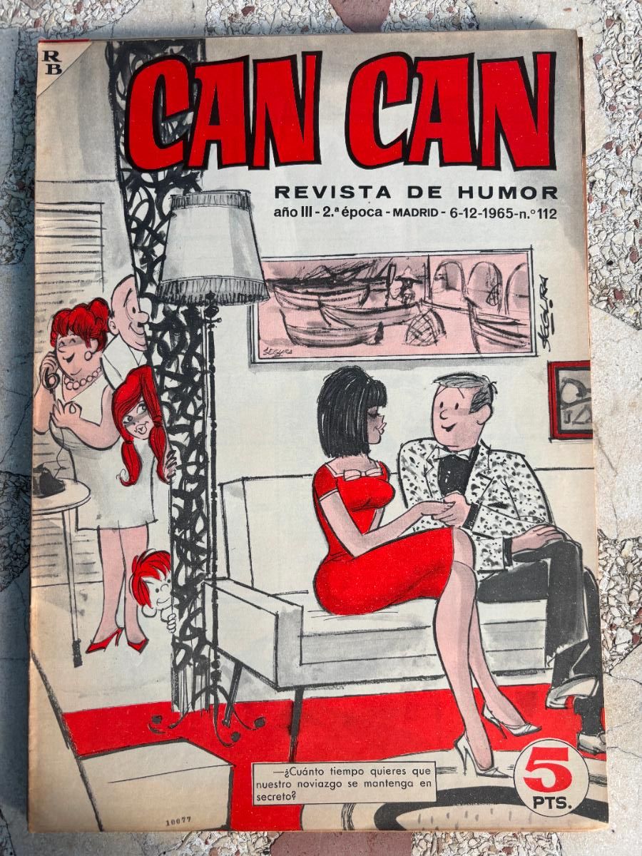 Collezionismo di Riviste e Giornali: CAN CAN REVISTA DE HUMOR. A&Ntilde;O III 2&ordf; &Eacute;POCA N&ordm; 112. 06/12/1965.