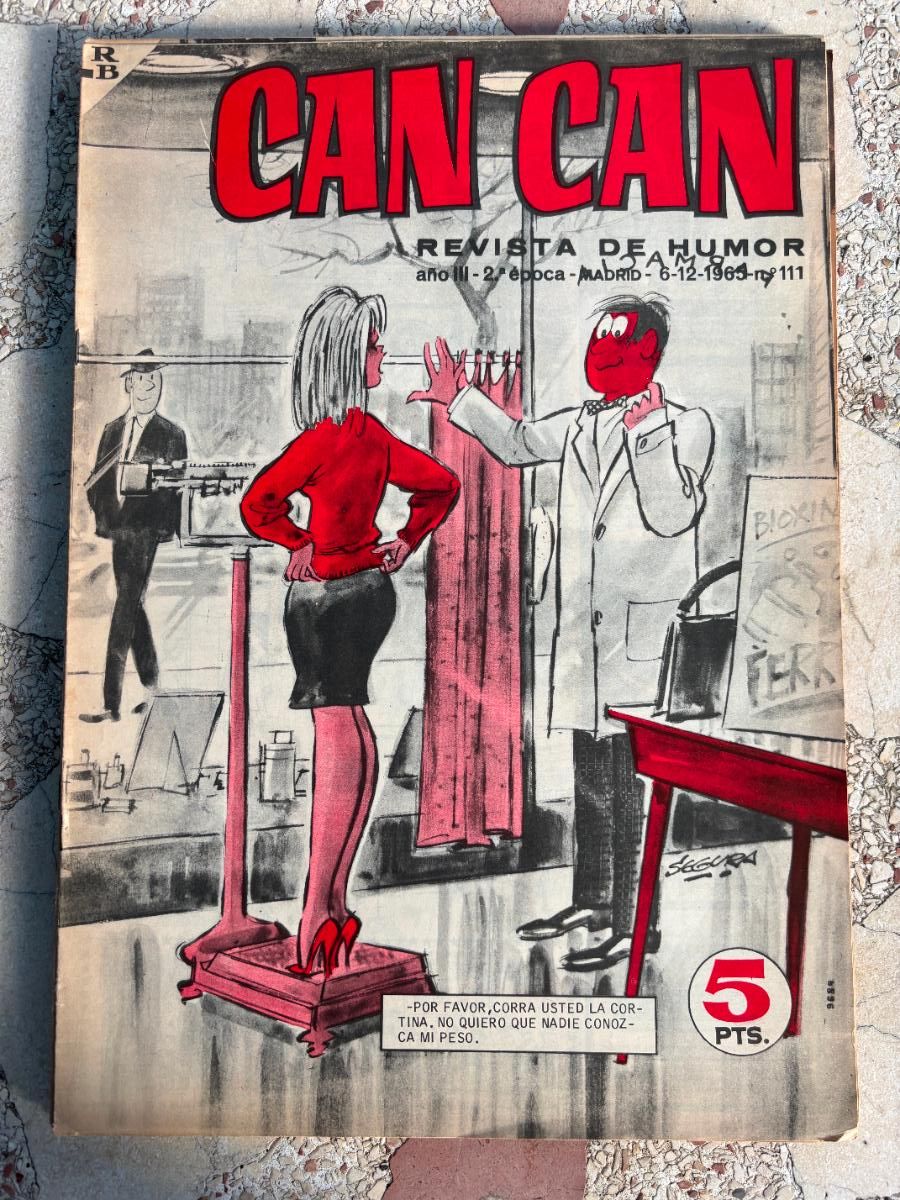 Collezionismo di Riviste e Giornali: CAN CAN REVISTA DE HUMOR. A&Ntilde;O III 2&ordf; &Eacute;POCA N&ordm; 111. 06/12/1965.