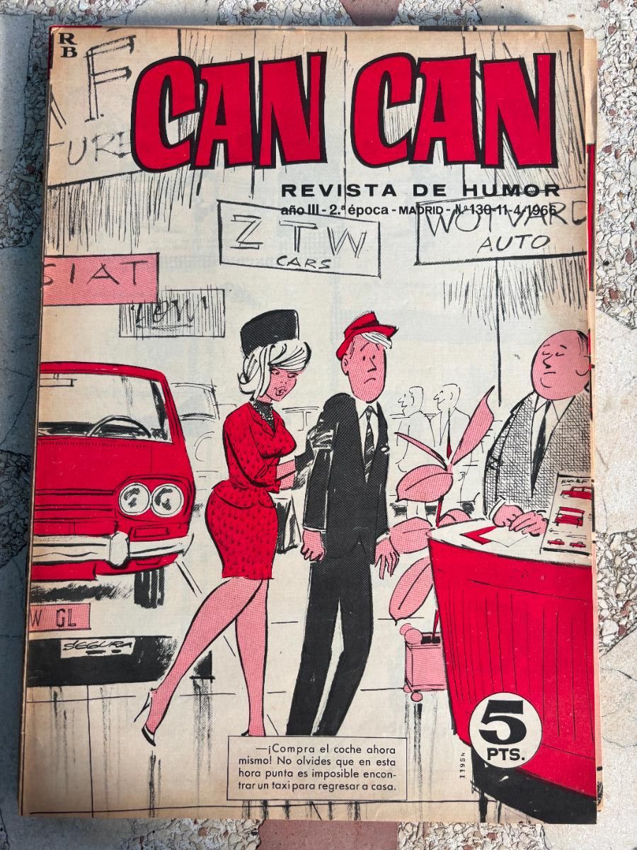 Collezionismo di Riviste e Giornali: CAN CAN REVISTA DE HUMOR. A&Ntilde;O III 2&ordf; &Eacute;POCA N&ordm; 130. 11/04/1966.