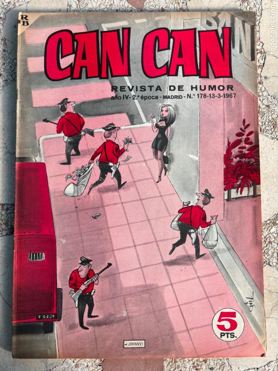 Collezionismo di Riviste e Giornali: CAN CAN REVISTA DE HUMOR. A&Ntilde;O III 2&ordf; &Eacute;POCA N&ordm; 178. 13/03/1967.