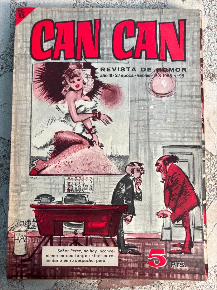 Coleccionismo de Revistas y Peri&oacute;dicos: CAN CAN REVISTA DE HUMOR. A&Ntilde;O III 2&ordf; &Eacute;POCA N&ordm; 95. 09/08/1965.