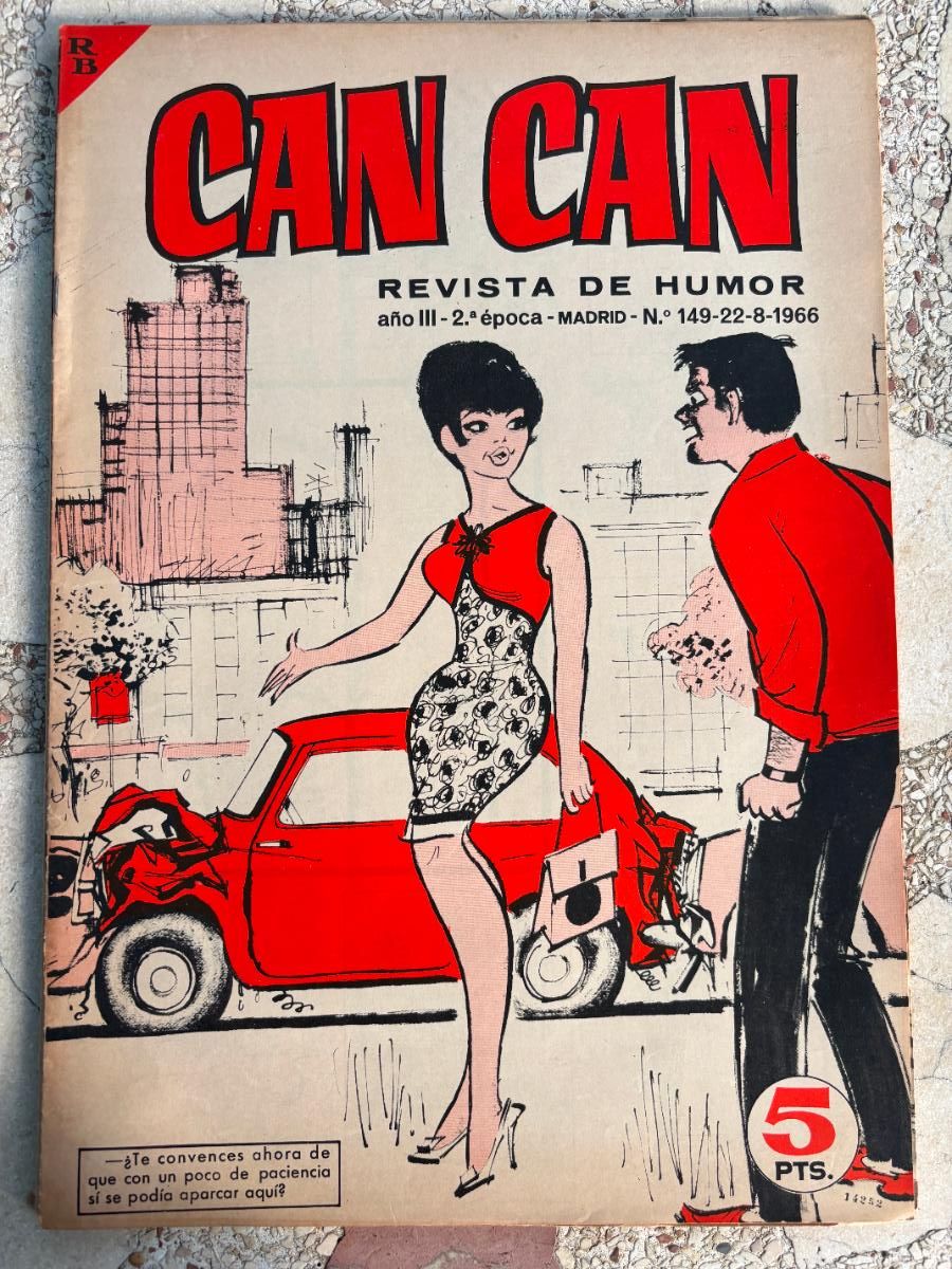 Coleccionismo de Revistas y Peri&oacute;dicos: CAN CAN REVISTA DE HUMOR. A&Ntilde;O III 2&ordf; &Eacute;POCA N&ordm; 149. 22/08/1966.