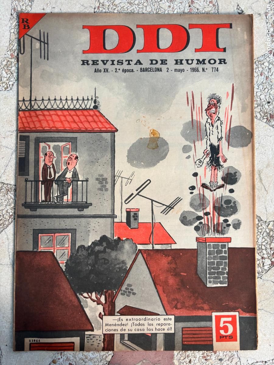 Collection Magazines and Newspapers: DDI. REVISTA DE HUMOR A&Ntilde;O XV 2&ordf; &Eacute;POCA. N&ordm; 774. 02/05/1966
