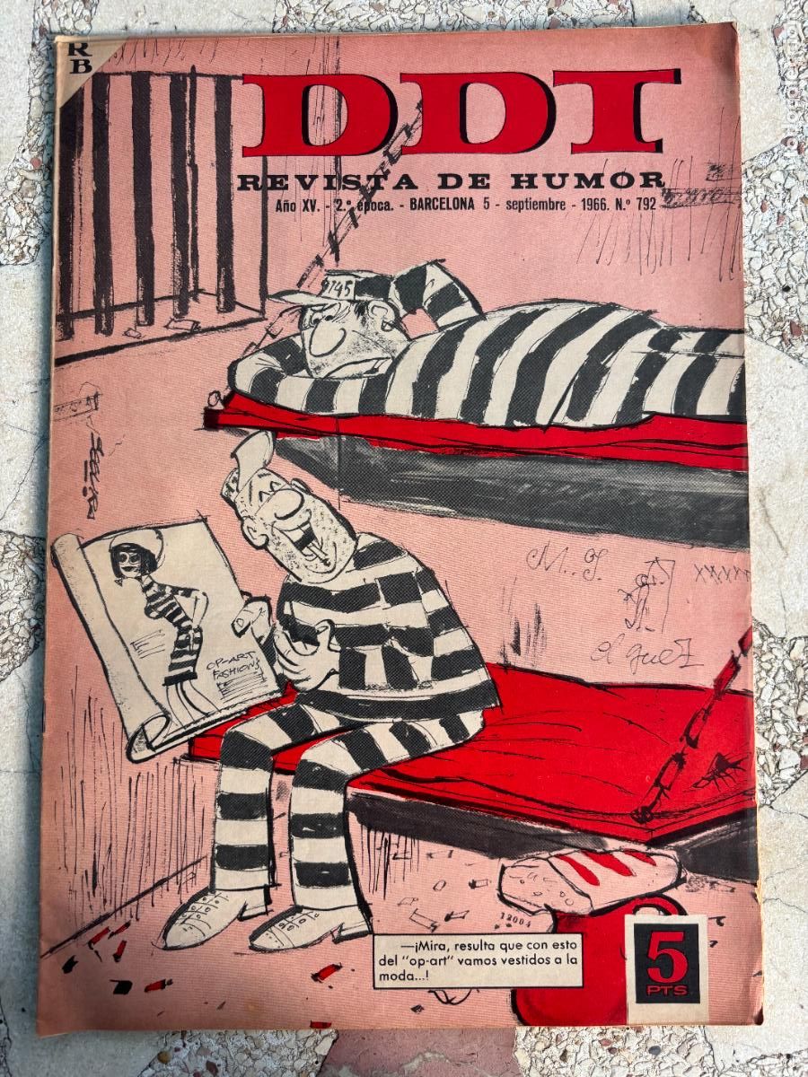 Coleccionismo de Revistas y Peri&oacute;dicos: DDI. REVISTA DE HUMOR A&Ntilde;O XV 2&ordf; &Eacute;POCA. N&ordm; 792. 05/09/1965.