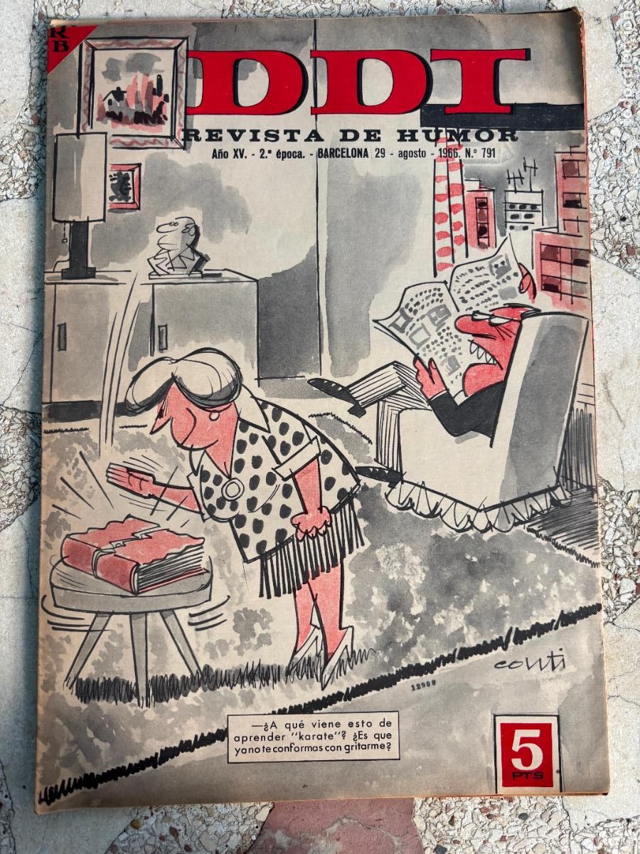 Coleccionismo de Revistas y Peri&oacute;dicos: DDI. REVISTA DE HUMOR A&Ntilde;O XV 2&ordf; &Eacute;POCA. N&ordm; 791. 29/08/1965.