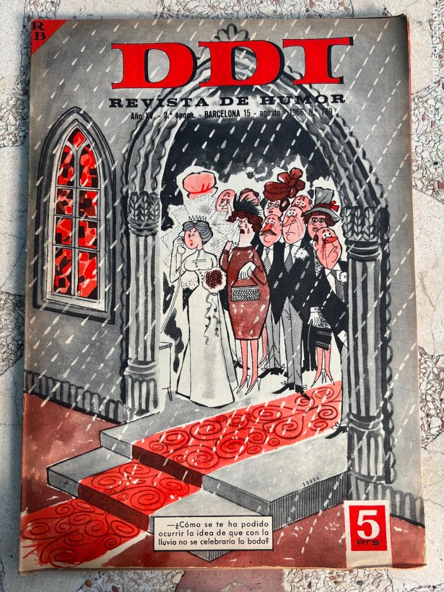 Coleccionismo de Revistas y Peri&oacute;dicos: DDI. REVISTA DE HUMOR A&Ntilde;O XV 2&ordf; &Eacute;POCA. N&ordm; 789. 15/08/1965.